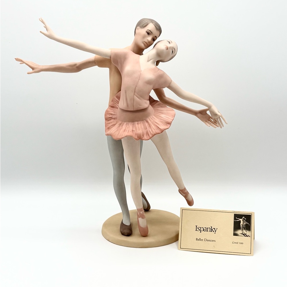 Ispanky Ballet Dancers Porcelain Sculpture Limited Edition 1 of 500 Rare